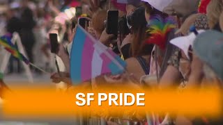 SFs 54th Pride festival Thousands celebrate Pride 2024 in San Francisco  KTVU [upl. by Lauree]