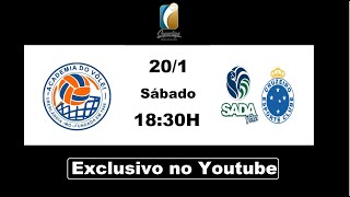 Uberlândia x Sada Cruzeiro  Superliga Vôlei Masculina  1º Fase  Exclusivo no Youtube [upl. by Ayeki]