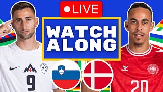 SLOVENIA VS DENMARK LIVE STREAM amp WATCH ALONG  UEFA EURO 2024 [upl. by Ahsiekam11]