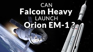 SpaceX Falcon Heavy launches Orion Exploration Mission 1  KSP ft ShadowZone [upl. by Helbonna]