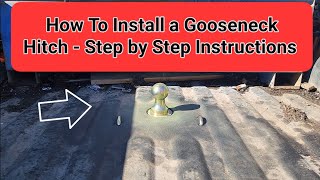 BampW Gooseneck Hitch Installation 2015 Ram 2500  Step by Step How To [upl. by Ylaek]