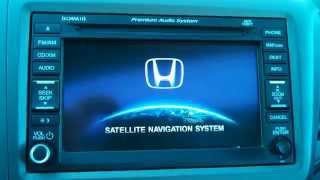 1214 Honda Civic amp CRV Navigation Reset Clear Navi Delete GPS info [upl. by Sumetra]