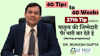 27th week of Pregnancy  40 Tips to 40 Weeks HINDI  By Dr Mukesh Gupta LENEST 40TIPSTO40WEEK [upl. by Doe]