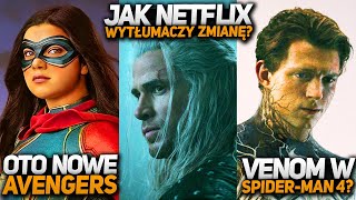 Nowy WIEDŹMIN Serial NOVA i film Xmen Young Avengers i Venom w SpiderMan 4 MCU Ted Lasso [upl. by Egres]