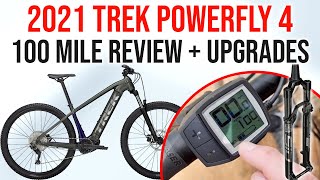 2021 Trek Powerfly 4 eMTB 100 Mile Review  Upgrades [upl. by Sybyl104]