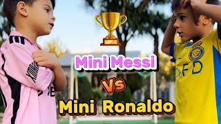 MINI MESSI VS MINI RONALDO1V1 Match• [upl. by Ingemar]