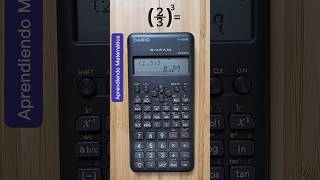 Cómo CALCULAR POTENCIAS de FRACCIONES con la CALCULADORA CIENTÍFICA 🤔 [upl. by Yauqram]