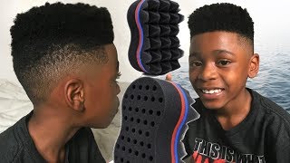 Sponge Curly Hair Tutorial Best Double Sided Curl Maker Out [upl. by Grier]