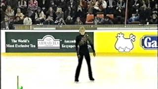 Evgeni Plushenko 2002 Cup of Russia  warmup  SP Adagio  marks [upl. by Neellok]