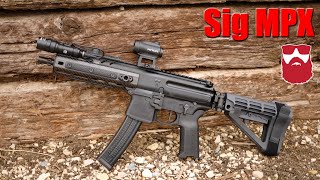 The Ultimate Sig Sauer MPX First Shots Gen 3 8quot 9mm PCC [upl. by Gilliette]