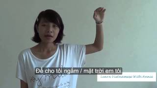 Learn Vietnamese Through Songs 1 Em tôi My dear [upl. by Tadd]