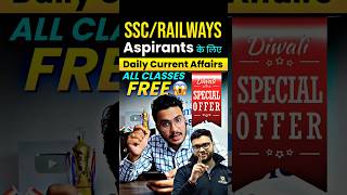 Daily Current Affairs amp Static GK Free Class  Railways amp SSC Aspirants ssc cgl chsl rrbntpc [upl. by Amy]