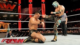 Kalisto vs Alberto Del Rio – WWE World Heavyweight Championtitel Turnier Raw – 16 November 2015 [upl. by Easton]