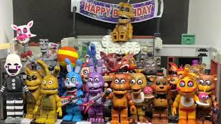 Every Fnaf McFarlane figurecustom that I have Part 1 [upl. by Akinoj36]