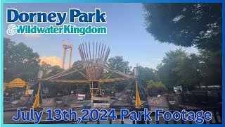 Dorney Park July 13th 2024 Park Footage [upl. by Anujra110]