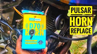 পালসার বাইকের নতুন হর্ন লাগালাম  Pulsar Minda D70 Horn  Gorib Biker Vlog [upl. by Nabal74]