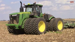 Big JOHN DEERE Tractors Plowing Planting amp Harvesting [upl. by Marisa]