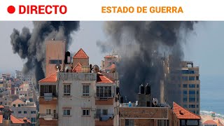 ISRAELPALESTINA NETANYAHU bombardea GAZA tras el ATAQUE MASIVO desde la FRANJA  RTVE [upl. by Naerad]