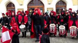 FZ Daugendorf vorm Stadtcafe am Fasnetsdienstag in Riedlingen 2013 1 Video [upl. by Truk477]