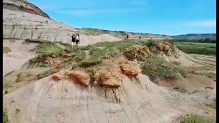 Hoodoos Drumheller Alberta [upl. by Nnairrek]