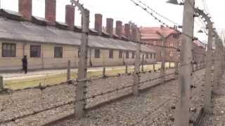 Auschwitz Birkenau Le temps dune visite le 28 mars 2012 [upl. by Palestine530]