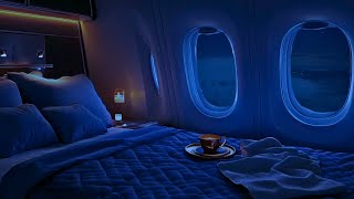 Enjoy the Flight in a luxury Airplane Cabin  Jet Plane Brown Noise  3 hours soothing sleep sounds [upl. by Negam]