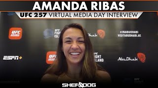 AMANDA RIBAS  UFC 257 Pre Fight Interview Virtual Media Day [upl. by Regan791]