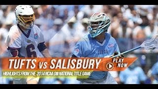 Tufts vs Salisbury  2014 NCAA DIII National Title Game [upl. by Reteip]