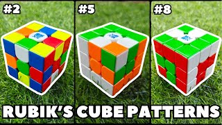 Top 10 Rubiks Cube Patterns [upl. by Aicatsanna]