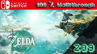 The Legend of Zelda Tears of The Kingdom  100 Walkthrough Part 209 TOTK 100 Percent Guide [upl. by Eira]