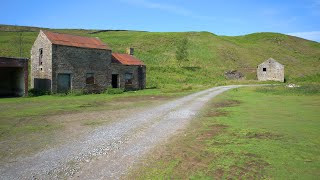 Wiregill mines area by drone Teesdale Co Durham 4K [upl. by Jemine]