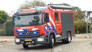 Brandweer PijnackerNootdorp 155430 met spoed naar een Ongeval op een Weiland [upl. by Ltihcox]