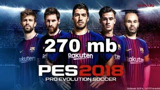 Download PES 18 highly compressed 270 mb only [upl. by Damalus]