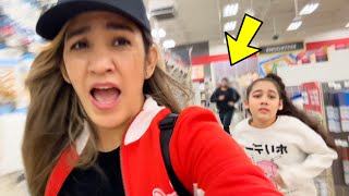 CREEPY Man TRIED To GRAB Us AT The Store Caught On Camera  Jancy Family [upl. by Enamrahs957]