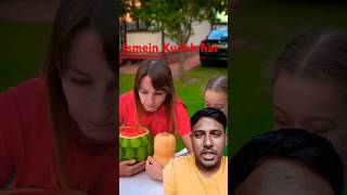 Nifes dondurmayi karpuzun icine shorts trending video viral tiktok carton funny uxusakladım [upl. by Ydneh]