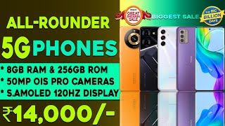 Top 5 best 5G Phones Under 14000 in 2023 Flipkart BBD Sale 2023  Best 5g phone under 15000 [upl. by Ysset]