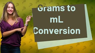 How many mL are in 50 gm [upl. by Howland]