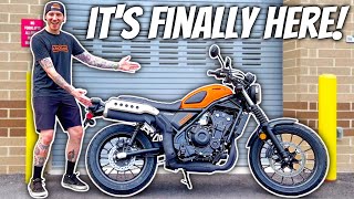 First Look At The BRAND NEW Honda SCL500 Scrambler [upl. by Ainimre]