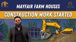 Mayfair farm houses phasa 2 construction work started  nrrealtor mayfairvillas [upl. by Neveda]