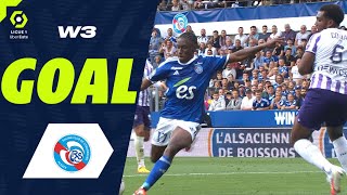 Goal JeanRicner BELLEGARDE 89  RCSA RC STRASBOURG ALSACE  TOULOUSE FC 20 2324 [upl. by Cly]