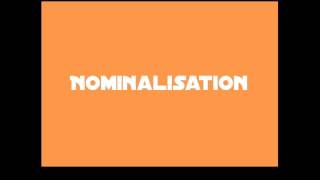 Nominalisation [upl. by Kai]