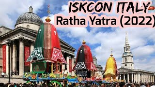 Iskcon Italy rome Ratha Yatra 2022 4kvideo iskcon harekrishna jagannathrathyatra prabhupada [upl. by Maddocks567]