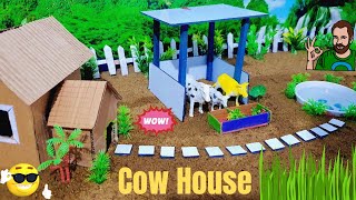 Diy Farm Adventure OMG making cow house and beautiful pond [upl. by Atiuqahc261]