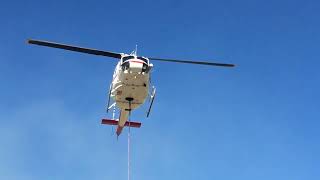 BELL 205A1 with a Helibucket [upl. by Colver]