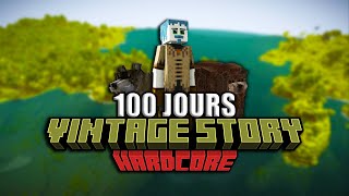 Jai passé 100 jours en hardcore sur VINTAGE STORY [upl. by Nereil893]