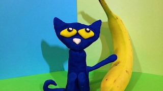 Pete the Cat amp the Bad Banana PlayDoh  read aloud by Miles Maddy amp Mark [upl. by Annavaig]