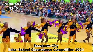 ESCALANTE CITY INTERSCHOOL CHEERDANCE COMPETITION 2024 ESCALANTE CITY NATIONAL HIGH SCHOOL [upl. by Milone]