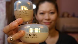 SHISEIDO Future Solution LX Foundation and Loose Powder [upl. by Ambur]