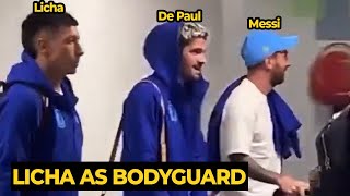 Lisandro Martinezs new role as Messis bodyguard as Argentina faces Venezuela  Man Utd News [upl. by Eillah]