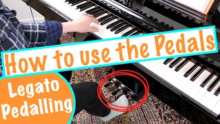 How to use the Sustain Pedal on the Piano Legato Pedalling [upl. by Aerdnek]